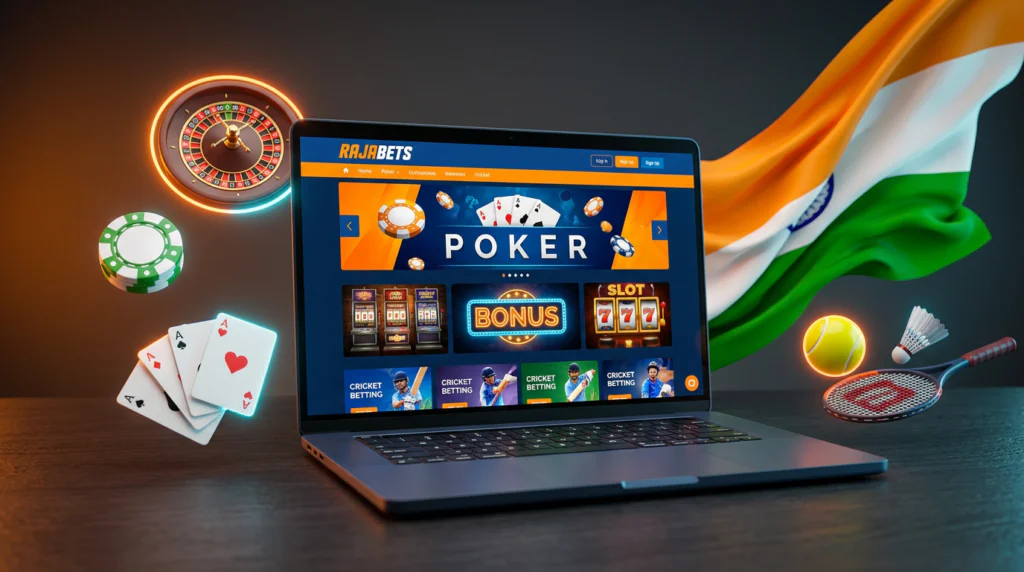 Rajabets India online casino and sportsbook platform